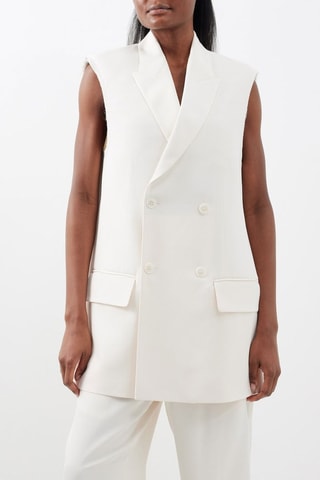 Mouwloos Vest - Ivoorkleurig