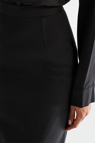 Lange Rok Hoge Taille - Zwart