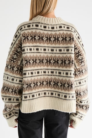 Wollen en Kasjmier Trui - Bruin