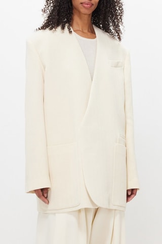 Scheerwollen Jasje - Ivoorkleurig