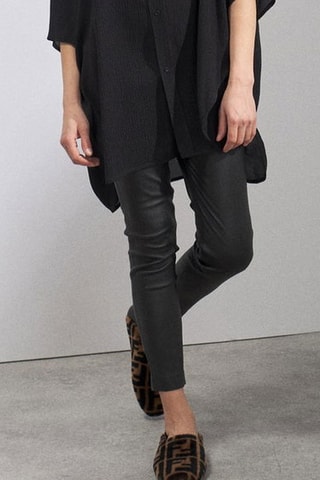 Leren Legging - Zwart