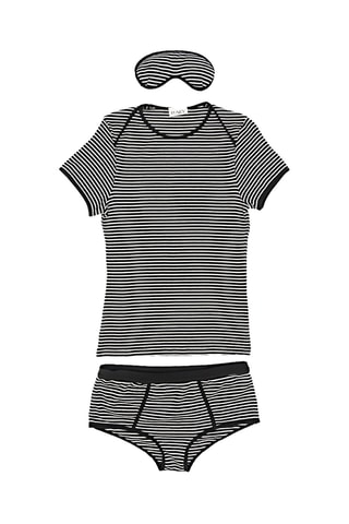 3-delige Zijden Pyjama - Multicolor