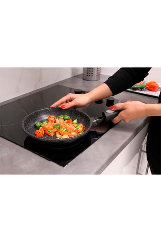 Poêle revêtement Greblon® C3 manche amovible - 24 cm