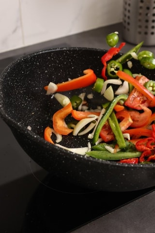 Poêle revêtement Greblon® C3 manche amovible - 28 cm