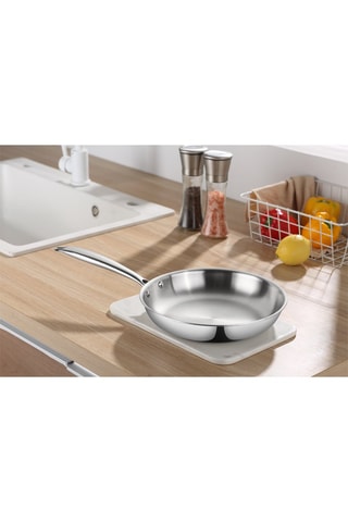 Poêle en acier inoxydable - 24 cm