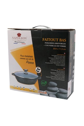 Faitout bas revêtement Greblon® C3 - 24 cm