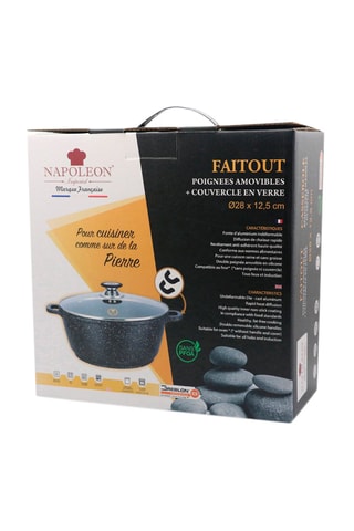 Faitout haut revêtement Greblon® C3 - 28 cm