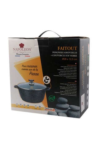 Faitout bas revêtement Greblon® C3 - 28 cm