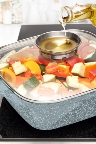 Faitout plat carré - 24 cm - 3,2 l