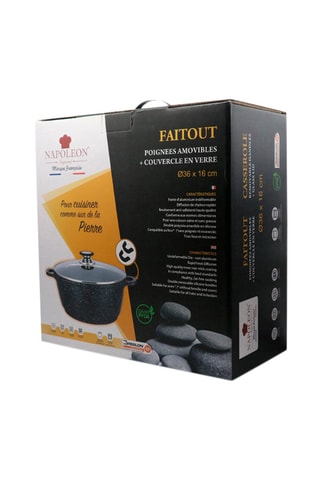 Faitout revêtement Greblon® C3 - 44 cm - 20 l