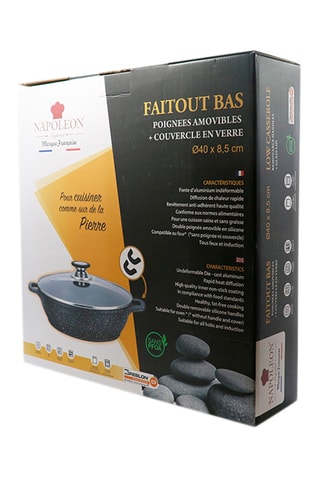 Faitout bas revêtement Greblon® C3 - 40 cm