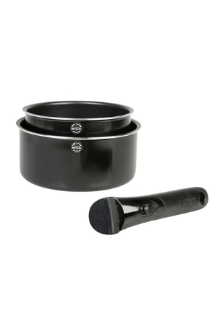 2 casseroles et manche amovible A-Fam Recy - 16 et 20 cm