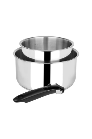 2 casseroles en acier inoxydable Sitramovible Arpege - 16 et 20 cm