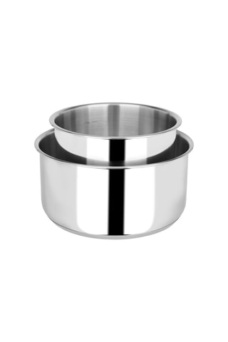 2 casseroles en acier inoxydable Sitramovible Arpege - 16 et 20 cm