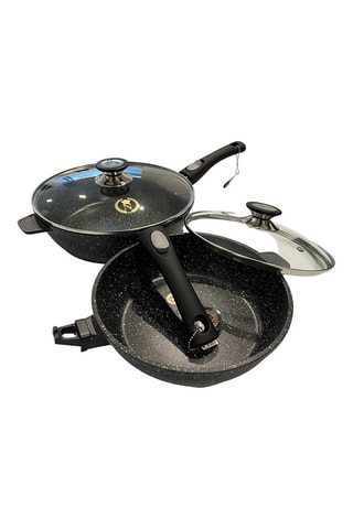 2 sauteuses avec manches amovibles - 24 et 28 cm