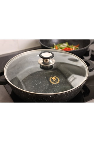 Wok revêtement Greblon® C3 - 36 cm