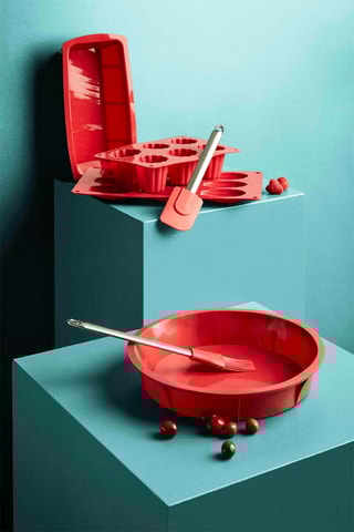 Moule 6 tartelettes en silicone Candy - 29 x 17 cm