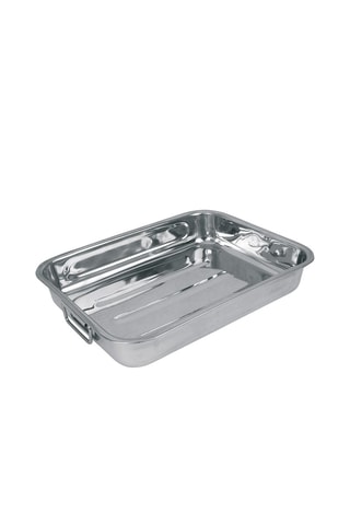 Plat à four en acier inoxydable Essential - 27 x 6 x 20 cm