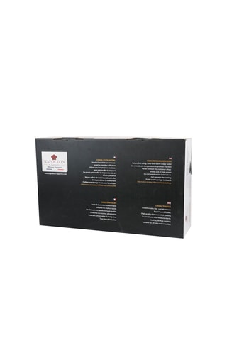 Batterie de cuisine revêtement Greblon® C3 et manches amovibles - 12 pièces