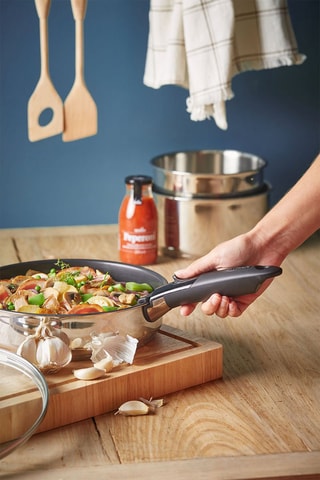 Batterie de cuisine en acier inoxydable Sitramovible Arpège - 8 pièces