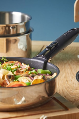 Batterie de cuisine en acier inoxydable Sitramovible Arpège - 8 pièces