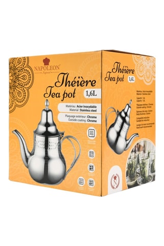 Théière en acier inoxydable - 1,6 l
