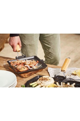 Gril en fonte d'acier Tradifonte - 21 x 35 cm