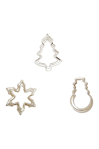 3 emporte-pièces en acier inoxydable