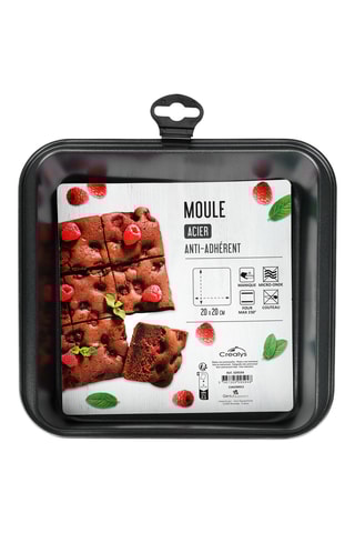 Moule en acier inoxydable Gourmandise - 23 x 5,5 x 22 cm