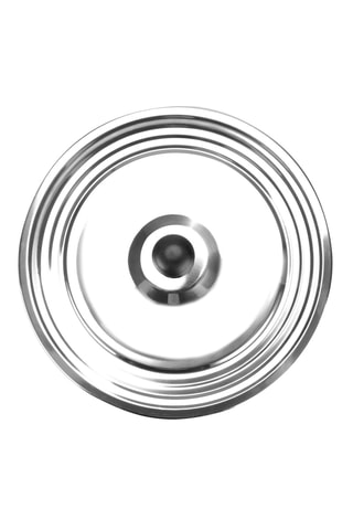 3 couvercles universels en acier inoxydable - 28, 30 et 32 cm