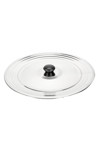 3 couvercles universels en acier inoxydable - 28, 30 et 32 cm