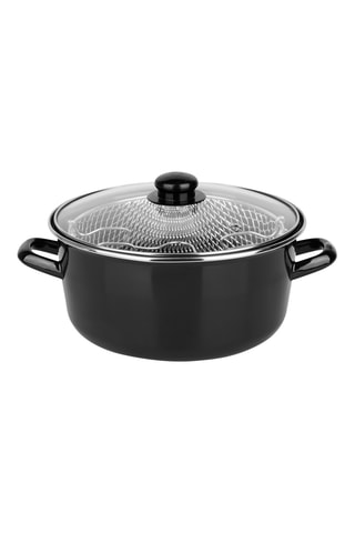 Friteuse avec couvercle et passoire Essential - 26 cm