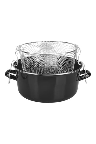 Friteuse avec couvercle et passoire Essential - 26 cm