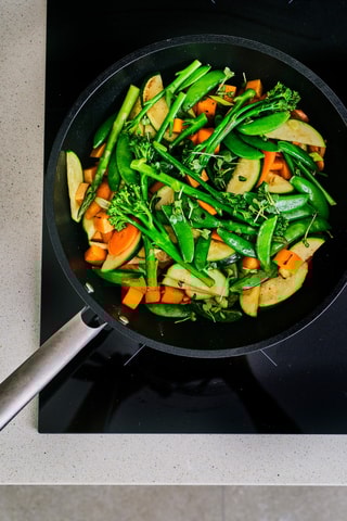 Wok revêtement en céramique  - 28 cm