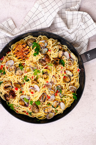 Poêle revêtement céramique Full Black - 32 cm