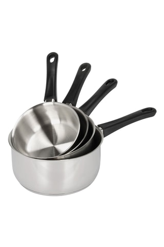 4 casseroles en acier inoxydable Les Spécifiques - 14/16/18/20 cm 