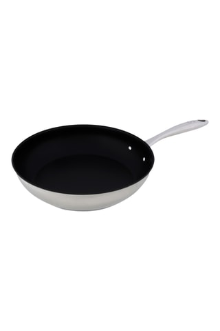 Wok en acier inoxydable Classic - 30 cm