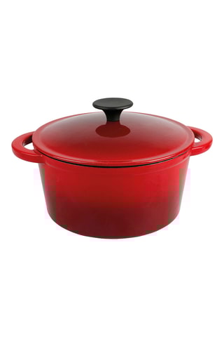 Cocotte en fonte d'acier émaillée Grand Chef - 21 cm - 2,5 l