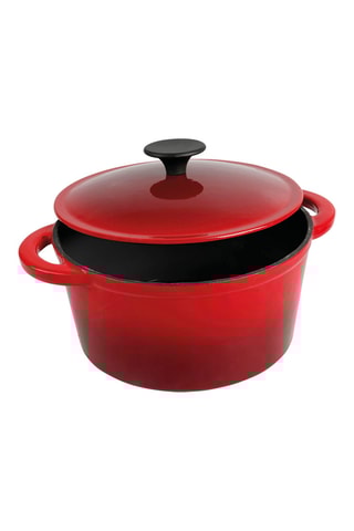 Cocotte en fonte d'acier émaillée Grand Chef - 21 cm - 2,5 l