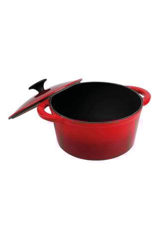 Cocotte en fonte d'acier émaillée Grand Chef - 21 cm - 2,5 l