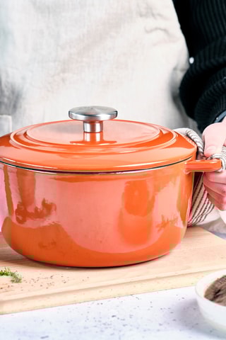 Faitout en fonte émaillée Billiet - 32 x 17 x 25 cm