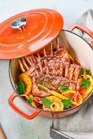 Faitout en fonte émaillée Billiet - 32 x 17 x 25 cm