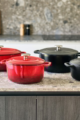 Faitout en fonte émaillée Billiet - 34 x 16 x 29 cm