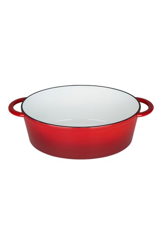 Cocotte en fonte d'acier émaillée Tradifonte - 33 x 25 x 13,5 cm - 6,5 l