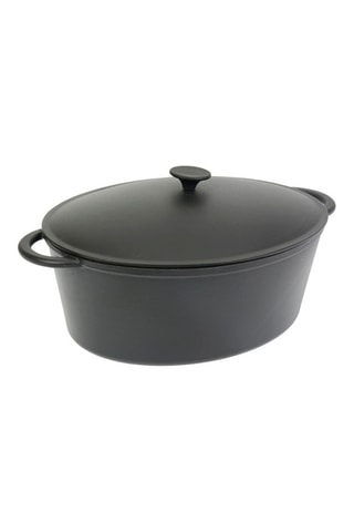 Cocotte ovale fonte d’acier émaillée Gourmet - 37 cm - 9 l