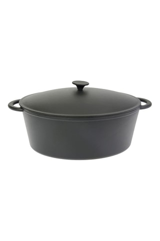 Cocotte ovale fonte d’acier émaillée Gourmet - 37 cm - 9 l