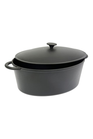 Cocotte ovale fonte d’acier émaillée Gourmet - 37 cm - 9 l