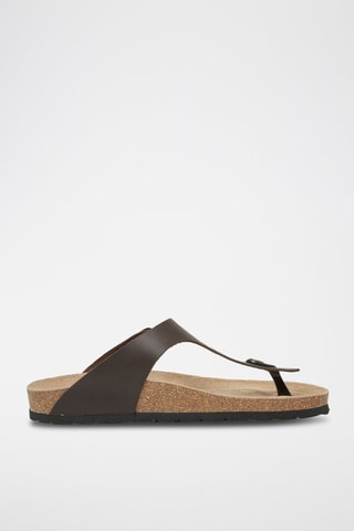 Leren Slippers Blanca - Bruin