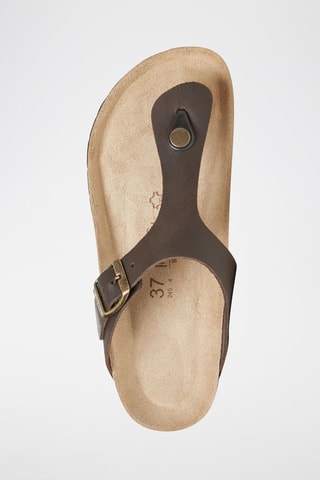 Leren Slippers Blanca - Bruin