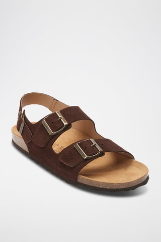 Leren Sandalen Carlos - Donkerbruin